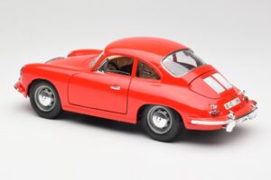 Porsche 356B Červený Bburago 1:18 3021 Kov – obrázok 7 z 8