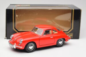 Porsche 356B Červený Bburago 1:18 3021 Kov – obrázok 8 z 8