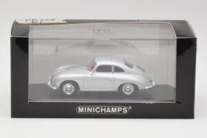 Porsche 356B Coupe Strieborný Minichamps 1:43 400064321 Kov – obrázok 4 z 4