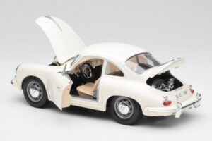 Porsche 356B Biely Bburago 1:18 3021-M3 Kov – obrázok 5 z 8