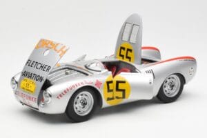 Porsche 550-1500 RS Spyder #55 H. Herrmann Carrera Panamericana 1954 AUTOart 1:18 85470 Kov – obrázok 2 z 8