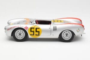 Porsche 550-1500 RS Spyder #55 H. Herrmann Carrera Panamericana 1954 AUTOart 1:18 85470 Kov – obrázok 4 z 8