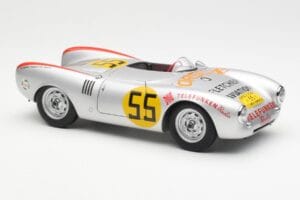 Porsche 550-1500 RS Spyder #55 H. Herrmann Carrera Panamericana 1954 AUTOart 1:18 85470 Kov – obrázok 6 z 8