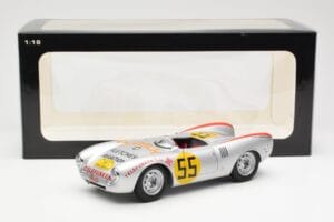 Porsche 550-1500 RS Spyder #55 H. Herrmann Carrera Panamericana 1954 AUTOart 1:18 85470 Kov – obrázok 8 z 8
