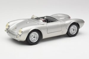 Porsche 550 A Spyder Strieborný Maisto 1:18 50314 Kov