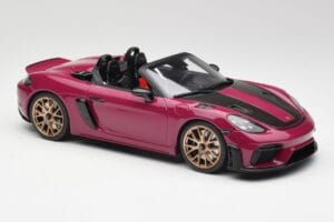 Porsche 718 982 Spyder RS Weissach Package Ruby Star Neo GT Spirit 1:18 GT486 Živica – obrázok 4 z 6