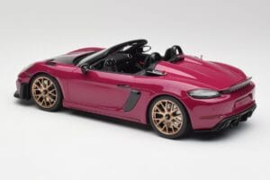 Porsche 718 982 Spyder RS Weissach Package Ruby Star Neo GT Spirit 1:18 GT486 Živica – obrázok 5 z 6