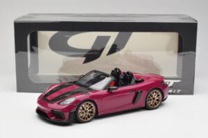 Porsche 718 982 Spyder RS Weissach Package Ruby Star Neo GT Spirit 1:18 GT486 Živica – obrázok 6 z 6