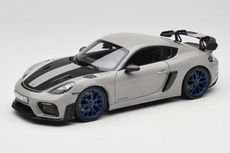 Porsche 718 Cayman 982 GT4 RS Weissach Package Chalk Norev 1:18 187253 Kov