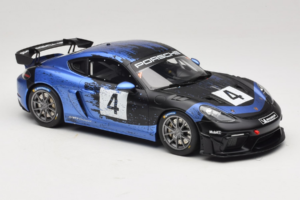 Porsche 718 Cayman GT4 RS Clubsport Čierny Modrý Otto 1:18 OT469 Živica – obrázok 4 z 6