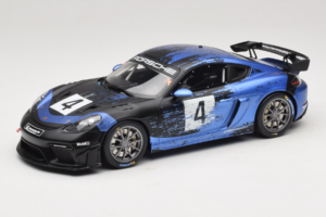 Porsche 718 Cayman GT4 RS Clubsport Čierny Modrý Otto 1:18 OT469 Živica