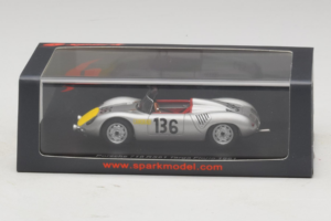 Porsche 718 RS 61 #136 S. Moss / G. Hill Porsche KG Targa Florio 1961 Spark 1:43 S4149 Živica – obrázok 4 z 4