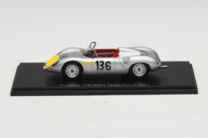 Porsche 718 RS 61 #136 S. Moss / G. Hill Porsche KG Targa Florio 1961 Spark 1:43 S4149 Živica