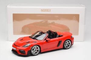 Porsche 718 Spyder RS Guards Red Norev 1:18 187271 Kov – obrázok 8 z 8