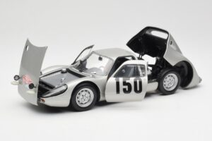 Porsche 904 GTS #150 E. Bohringer / R. Wutherich Rally Monte Carlo Class Winners 1965 Minichamps 1:18 180656750-O Kov – obrázok 2 z 8