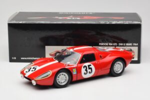 Porsche 904 GTS #35 H. Muller 24 Hours of Le Mans 1964 Minichamps 1:18 180646735 Kov – obrázok 8 z 8