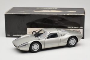 Porsche 904 GTS Strieborný Minichamps 1:18 180067722 Kov – obrázok 8 z 8