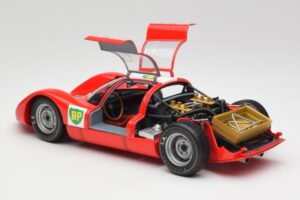Porsche 906E BP World Record Runs Monza 1967 Minichamps 1:18 100676100 Kov – obrázok 5 z 8
