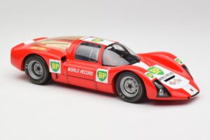 Porsche 906E BP World Record Runs Monza 1967 Minichamps 1:18 100676100 Kov – obrázok 6 z 8