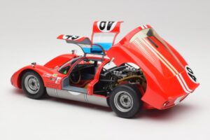 Porsche 906K #49 R. Vogele / J. Siffert 12 Hours of Sebring 1966 Minichamps 1:18 100666149 Kov – obrázok 5 z 8