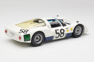 Porsche 906K #58 G. Klass / R. Stommelen 24 Hours of Le Mans 1966 Minichamps 1:18 100666158 Kov – obrázok 3 z 8