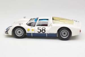 Porsche 906K #58 G. Klass / R. Stommelen 24 Hours of Le Mans 1966 Minichamps 1:18 100666158 Kov – obrázok 4 z 8