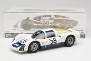 Porsche 906K #58 G. Klass / R. Stommelen 24 Hours of Le Mans 1966 Minichamps 1:18 100666158 Kov – obrázok 8 z 8