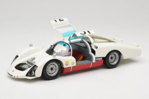 Porsche 906 LH #31 H. Herrmann / H. Linge Porsche System Engineering 24 Hours of Le Mans 1966 Minichamps 1:18 100666131 Kov – obrázok 2 z 8