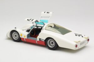 Porsche 906 LH #31 H. Herrmann / H. Linge Porsche System Engineering 24 Hours of Le Mans 1966 Minichamps 1:18 100666131 Kov – obrázok 5 z 8