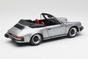 Porsche 911 930 Carrera 3.2 Kabriolet Šedá Metalíza Minichamps 1:18 100063034 Kov – obrázok 3 z 8