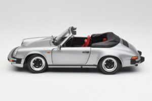 Porsche 911 930 Carrera 3.2 Kabriolet Šedá Metalíza Minichamps 1:18 100063034 Kov – obrázok 4 z 8