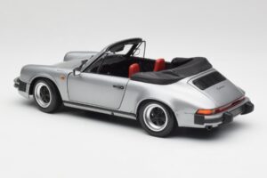 Porsche 911 930 Carrera 3.2 Kabriolet Šedá Metalíza Minichamps 1:18 100063034 Kov – obrázok 7 z 8