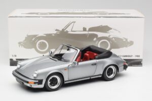 Porsche 911 930 Carrera 3.2 Kabriolet Šedá Metalíza Minichamps 1:18 100063034 Kov – obrázok 8 z 8