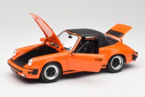 Porsche 911 930 Carrera 3.2 Targa Oranžový Minichamps 1:18 100063064 Kov – obrázok 2 z 8