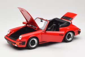 Porsche 911 930 Carrera 3.2 Cabriolet Guards Red Minichamps 1:18 110063030 Kov – obrázok 2 z 8
