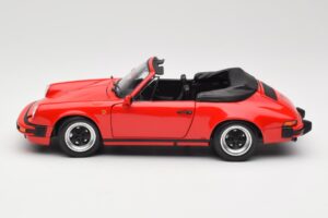 Porsche 911 930 Carrera 3.2 Cabriolet Guards Red Minichamps 1:18 110063030 Kov – obrázok 4 z 8