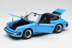 Porsche 911 930 Carrera Kabriolet Modrý Minichamps 1:18 100063032 Kov – obrázok 2 z 8