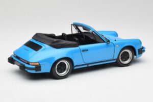 Porsche 911 930 Carrera Kabriolet Modrý Minichamps 1:18 100063032 Kov – obrázok 3 z 8