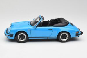 Porsche 911 930 Carrera Kabriolet Modrý Minichamps 1:18 100063032 Kov – obrázok 4 z 8