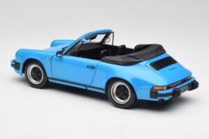 Porsche 911 930 Carrera Kabriolet Modrý Minichamps 1:18 100063032 Kov – obrázok 7 z 8
