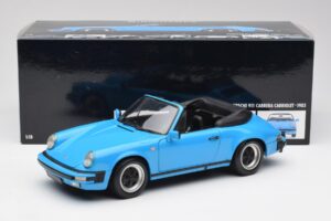 Porsche 911 930 Carrera Kabriolet Modrý Minichamps 1:18 100063032 Kov – obrázok 8 z 8