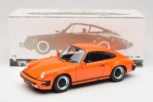 Porsche 911 930 Carrera 3.2 Signal Orange Minichamps 1:18 100063025 Kov – obrázok 8 z 8