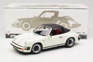 Porsche 911 930 Carrera Targa 3.2 Grand Prix White Minichamps 1:18 100063062 Kov – obrázok 8 z 8