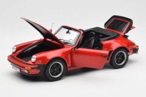Porsche 911 930 Turbo Kabriolet Červený Norev 1:18 187664 Kov – obrázok 2 z 8