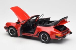 Porsche 911 930 Turbo Kabriolet Červený Norev 1:18 187664 Kov – obrázok 5 z 8
