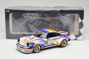 Porsche 911 934 Schiller Racing Team #69 R. Haldi / H. Vetsch 24 Hours of Le Mans 1976 Minichamps 1:18 155766469 Kov – obrázok 6 z 6