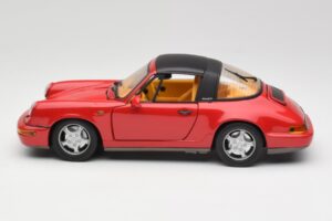 Porsche 911 964 Carrera 2 Targa Červený Anson 1:18 30305-W Kov – obrázok 4 z 8