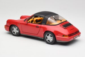 Porsche 911 964 Carrera 2 Targa Červený Anson 1:18 30305-W Kov – obrázok 7 z 8