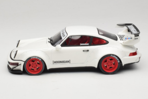 Porsche 911 964 RWB Hoonigan Biely GT Spirit 1:18 GT732 Živica – obrázok 3 z 6