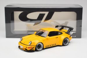 Porsche 911 964 RWB Keema Yellow GT Spirit 1:18 GT492 Živica – obrázok 6 z 6